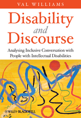 Disability and Discourse - Val Williams