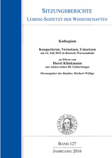 Kolloquium "Kooperieren, Vernetzen, Umsetzen" am 14. Juli 2015 in Rostock-Warnem&uuml;nde zu Ehren von Horst Klinkmann aus Anlass seines 80. Geburtstages. - 