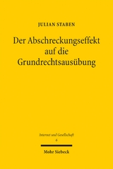 Der Abschreckungseffekt auf die Grundrechtsausübung - Julian Staben