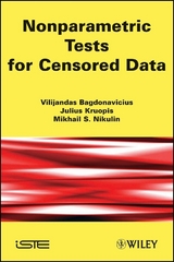 Nonparametric Tests for Censored Data - Vilijandas Bagdonavicius, Julius Kruopis, Mikhail S. Nikulin