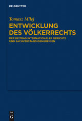 Entwicklung des V&ouml;lkerrechts - Tomasz Milej