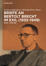 Briefe an Bertolt Brecht im Exil (1933&ndash;1949) - 