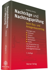 Nachträge und Nachtragsprüfung - Drittler, Matthias