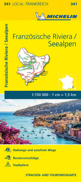 Michelin Karte Franz&ouml;sische Riviera, Seealpen. Alpes-Maritimes