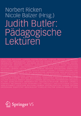 Judith Butler: P&auml;dagogische Lekt&uuml;ren - 