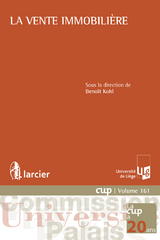 La vente immobili&egrave;re - 