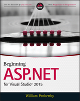 Beginning ASP.NET for Visual Studio 2015 - William Penberthy