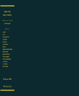 Organic Reactions, Volume 88 - 