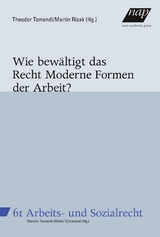 Wie bew&auml;ltigt das Recht Moderne Formen der Arbeit? - 