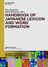 Handbook of Japanese Lexicon and Word Formation - 