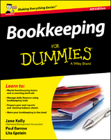 Bookkeeping For Dummies, UK Edition - Jane E. Kelly, Paul Barrow, Lita Epstein