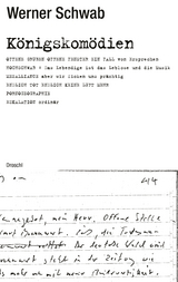 K&ouml;nigskom&ouml;dien - Werner Schwab