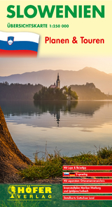 &Uuml;bersichtskarte Slowenien - SL 600 - Lars H&ouml;fer