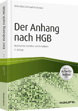 Der Anhang nach HGB - inkl. Arbeitshilfen online - Eidel, Ulrike; Strickmann, Michael