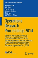 Operations Research Proceedings 2014 - 