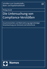 Die Untersuchung von Compliance-Verst&ouml;&szlig;en - Philipp Kordt