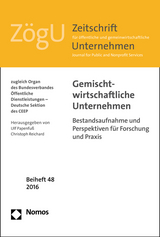 Gemischtwirtschaftliche Unternehmen - 