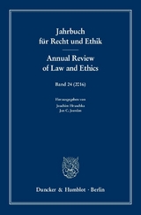 Jahrbuch f&uuml;r Recht und Ethik - Annual Review of Law and Ethics. - 