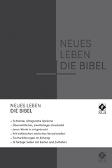 Neues Leben. Die Bibel, Standardausgabe, ital. Kunstleder grau mit Rei&szlig;verschlus