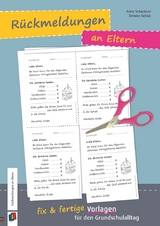 Rückmeldungen an Eltern - Anne Schachner, Simone Schick