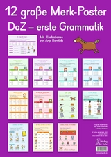12 gro&szlig;e Merk-Poster DaZ &ndash; erste Grammatik - Redaktionsteam Verlag an der Ruhr