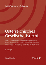 &Ouml;sterreichisches Gesellschaftsrecht - 
