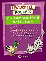 Lernspiel-Pockets - Konzentrations-R&auml;tsel f&uuml;r die 1. Klasse