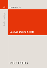 Das Anti-Doping-Gesetz - 