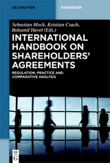 International Handbook on Shareholders&acute; Agreements - 