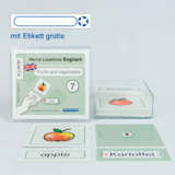 Meine Lesedose Englisch 7 - Fruits and vegetables - Grundwortschatz Deutsch - Englisch - DaZ - Jetzt neu mit Etikett zum Beschriften - Katrin Langhans