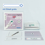 Meine Lesedose Englisch 6 - At school - Grundwortschatz Deutsch - Englisch - DaZ - Jetzt neu mit Etikett zum Beschriften - Katrin Langhans