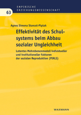 Effektivit&auml;t des Schulsystems beim Abbau sozialer Ungleichheit - Agnes Simona Stancel-Piątak