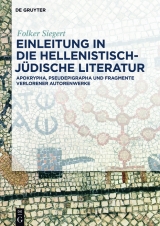 Einleitung in die hellenistisch-j&uuml;dische Literatur -  Folker Siegert