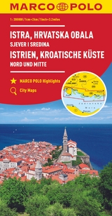 MARCO POLO Karte HR Istrien, Kroatische Küste 1:200 000 - 