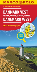 MARCO POLO Regionalkarte D&auml;nemark West 1:200.000
