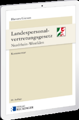 Landespersonalvertretungsgesetz Nordrhein-Westfalen &ndash; Digital - Prof. Dr. Martin Havers, Dr. Tom Giesen