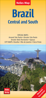 Nelles Map Landkarte Brazil: Central and South - 