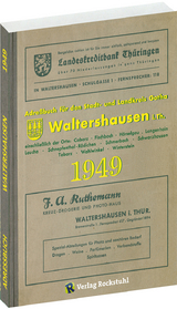 Adre&szlig;buch Einwohnerbuch der Stadt WALTERSHAUSEN 1949 in TH&Uuml;RINGEN - 