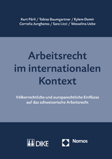 Arbeitsrecht im internationalen Kontext - Kurt P&auml;rli, Tobias Baumgartner, Eylem Demir, Cornelia Junghanss, Sara Licci, Wesselina Uebe