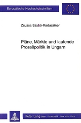 Pl&auml;ne, M&auml;rkte und laufende Prozesspolitik in Ungarn - Zsuzsa Szabo-Raducziner