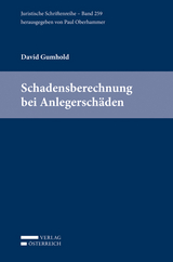 Schadensberechnung bei Anlegersch&auml;den - David Gumhold