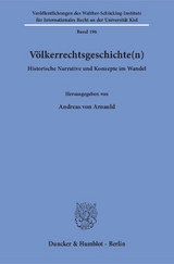 V&ouml;lkerrechtsgeschichte(n). - 