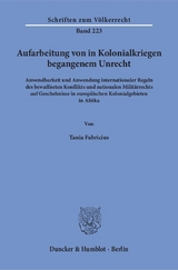Aufarbeitung von in Kolonialkriegen begangenem Unrecht. - Tania Fabricius