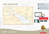 Sportbootkarten Satz 10: Bodensee (Ausgabe 2017, berichtigt bis 01/2014) - 