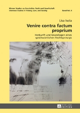 Venire contra factum proprium - Lisa Isola