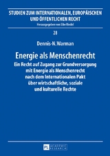 Energie als Menschenrecht - Dennis-N. Warman
