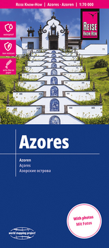 Reise Know-How Landkarte Azoren / Azores (1:70.000) - 