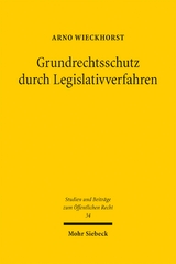 Grundrechtsschutz durch Legislativverfahren - Arno Wieckhorst