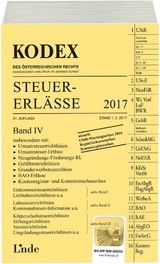 KODEX Steuer-Erl&auml;sse 2017, Band IV - Andrei Bodis