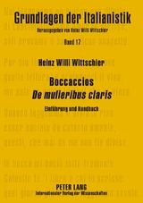 Boccaccios &laquo;De mulieribus claris&raquo; - Heinz Willi Wittschier